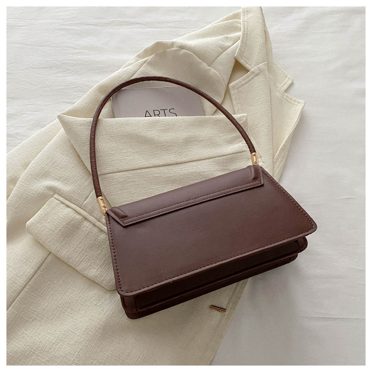 Personalized and Minimalist High-quality and Versatile Korean Version Bag for Women's Bag 2024 Spring New Car Sewn Single Shoulder Underarm Handbag_voghion.com