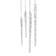 Supply glass ice bar transparent glass ice bar color ice bar Christmas glass pendant glass crafts