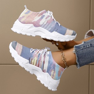 Women's Fashion Foreign Trade Running Shoes Women's Slip-on Lightweight Shallow Mouth All-match Fashion Cloth Shoes Women's Breathable Single-layer Shoes Women's Protection