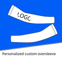 Custom Logo Print Ice Silk Arm Sleeves for Summer Sun Protection, UV Blocking Arm Guards