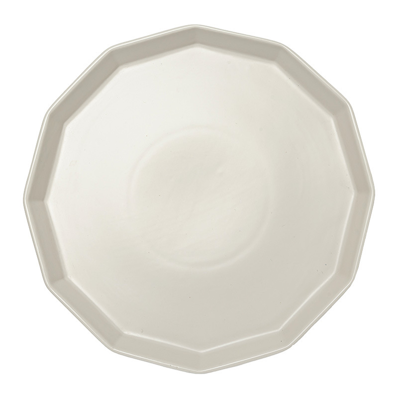 Personalidad de platos de cerámica mate poligonal restaurante grande platos de comida occidental platos de ensalada platos de platos caseros platos