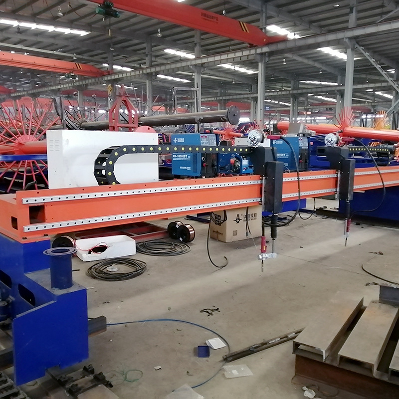 龙门式盖梁骨架焊接机器人工作原理