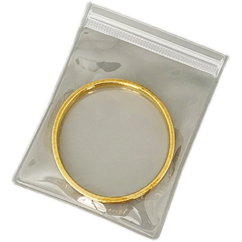 Anti-oxidation eva self-sealing jewelry bag, environmentally friendly sealed eva Buddhist beads bracelet storage packaging bag