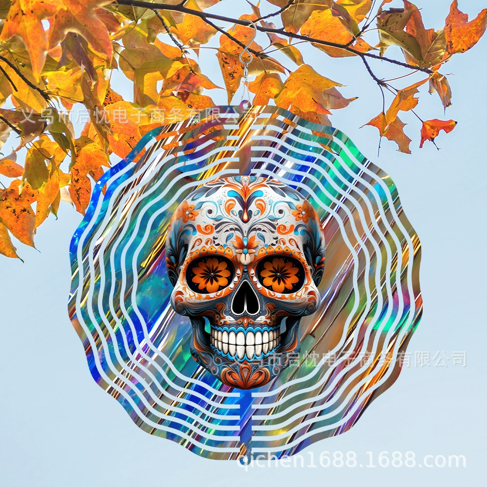 Взрывной металлический животный колокольчик висит на открытом воздухе сад декоративный бабочка петух сова металлический 3d вращение