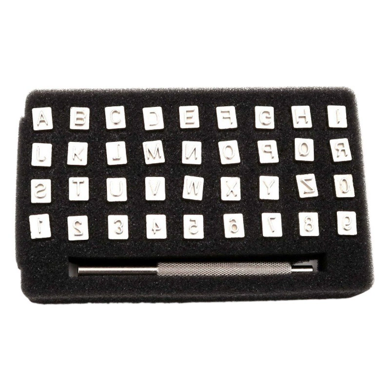 Золотая резьба по растению и дубленка кожи цифровая печать штамповка кожа английская буква штамповка 36pcs инструмент для ручной резьбы по коже