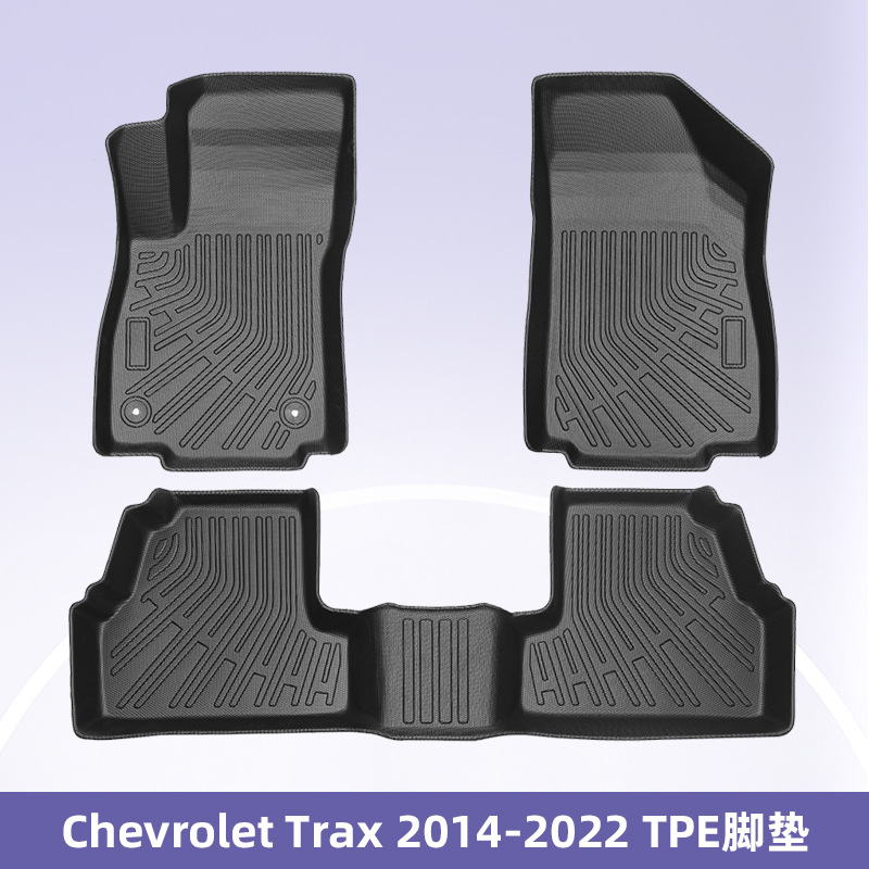 Aplicable a Chevrolet Trax 2014 - 2022 3D todo el tiempo TPE almohadilla para los pies almohadilla del maletero
