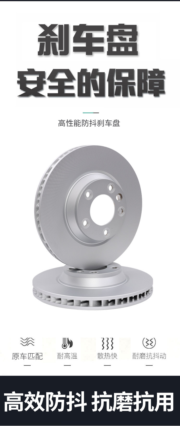 [Original] Audi A6/A6L Brake Discs, Original Factory-Made High-Carbon Alloy Brake Discs for Front and Rear Wheels, Genuine Original Product