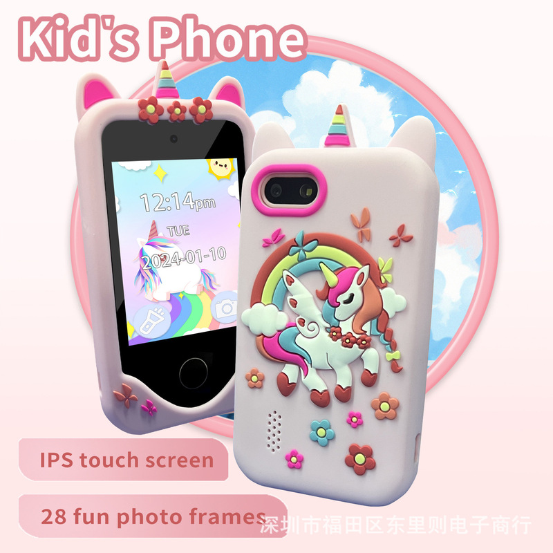 Cross-Border New Children's Mobile Phone Camera Unicorn and Shark S3 Smartphone Touch Model Toy Children's Camera