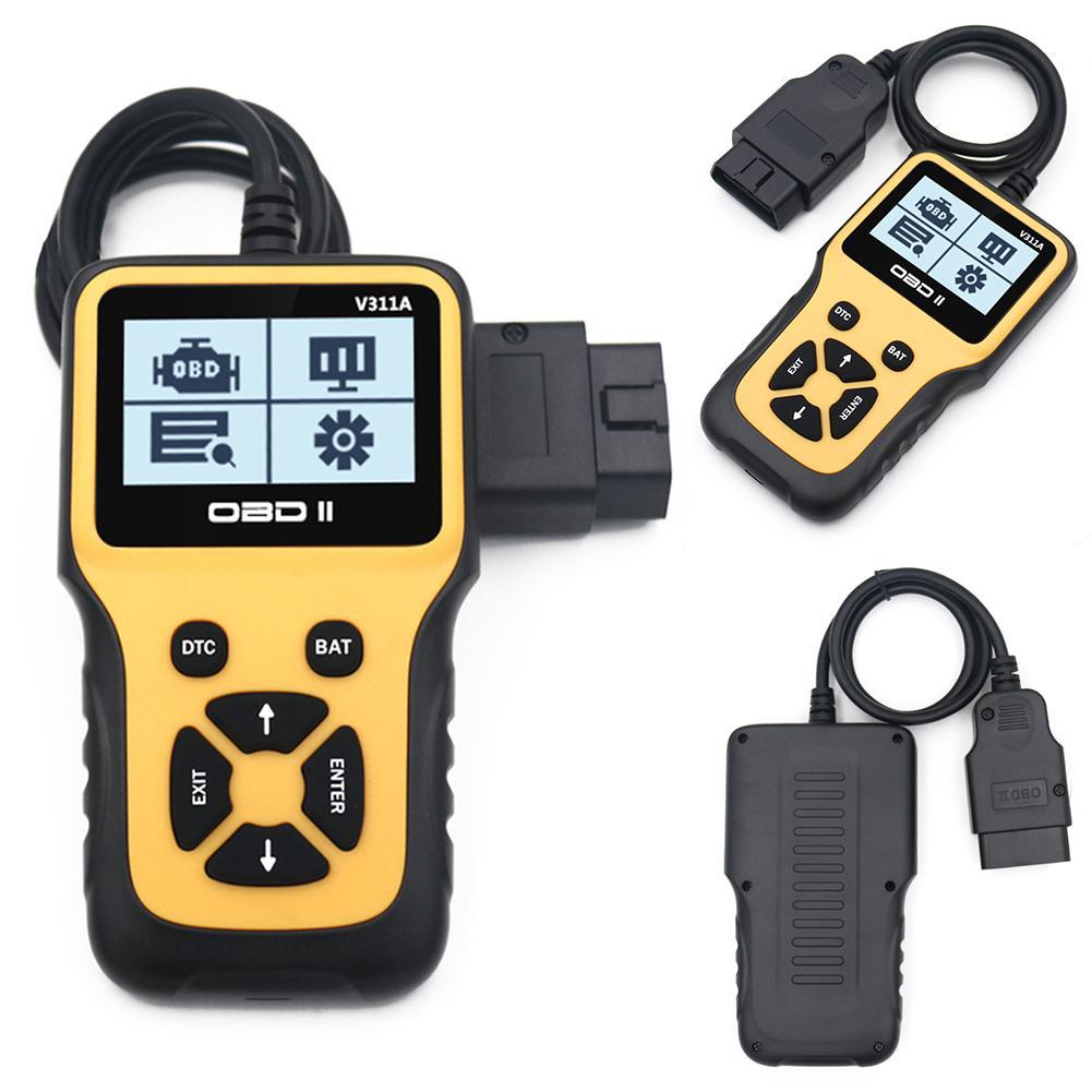 跨境清货 V311A OBD2 Code Reader Scanner 汽车故障电池诊断仪
