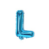 Blue balloon, layout, decorations, 16inch, gradient, English letters