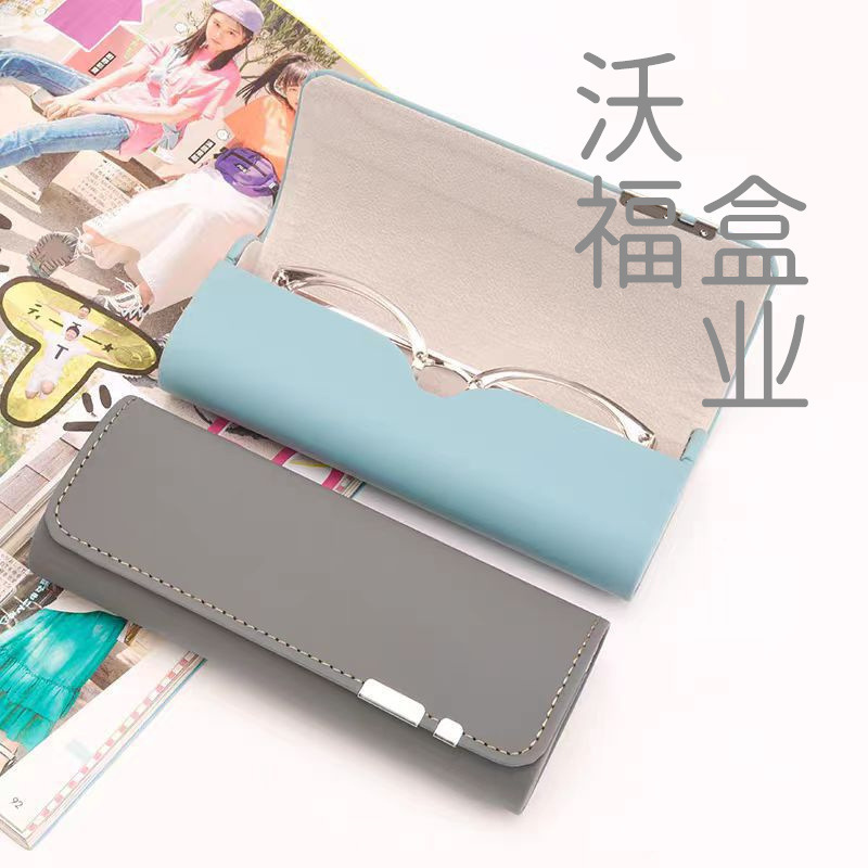高級手作りメガネケース学生近視メガネケース鉄ケース木目メガネケース手作り卸売りロゴ|undefined