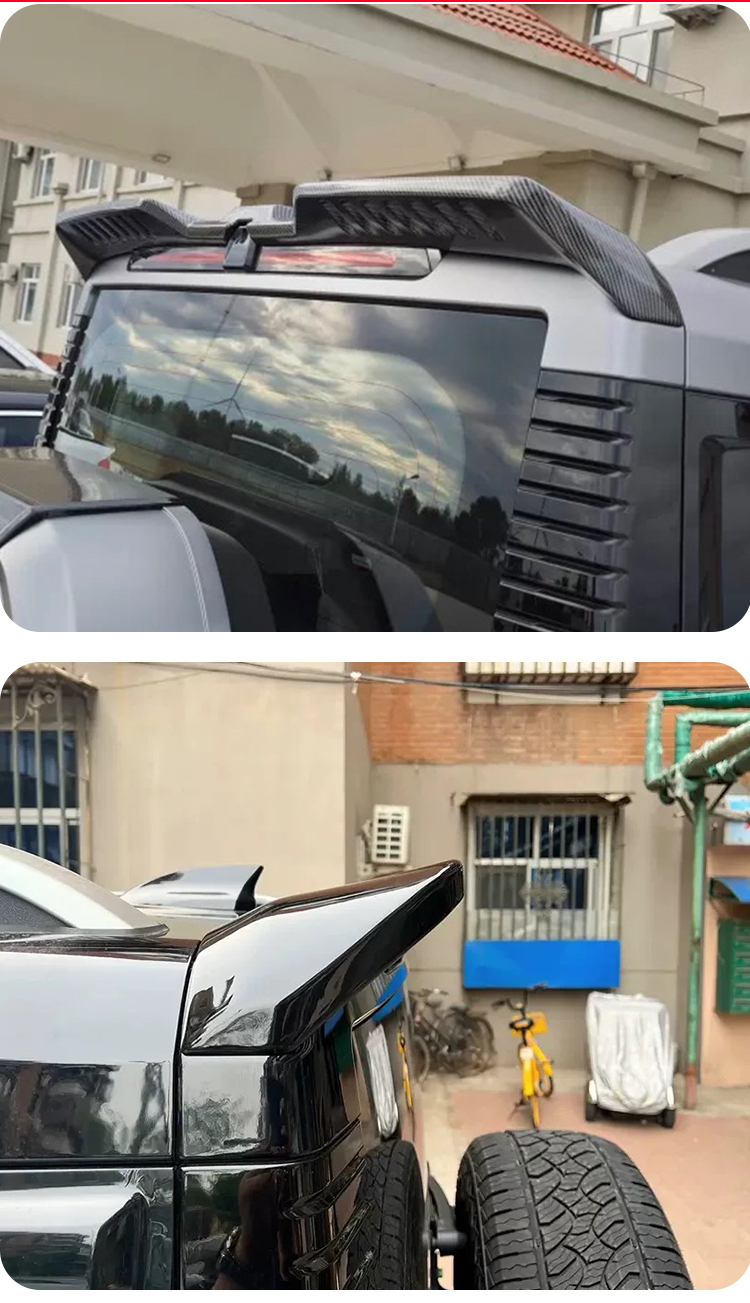Suitable for Travelers Shanhai T2 Tail Integrated Roof Wing Without Drilling Modification Car Exterior Decoration