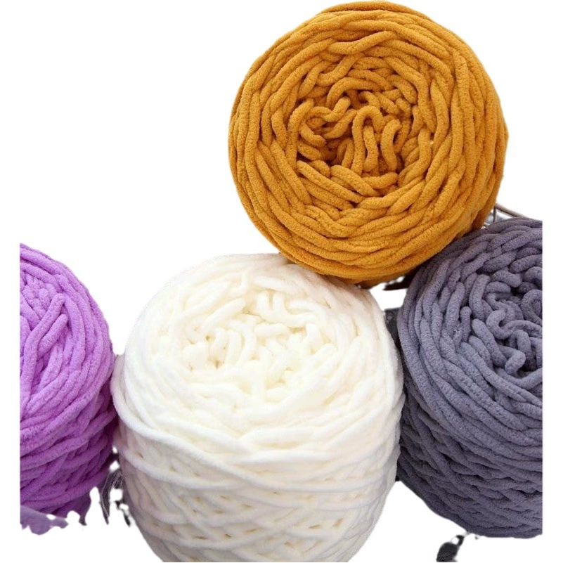 Однониточная ледяная полоса нить толстая шерсть ручной работы материал DIY крючок обувь Подушка крючок тапочки нить мужчины и женщины ручной работы шарф