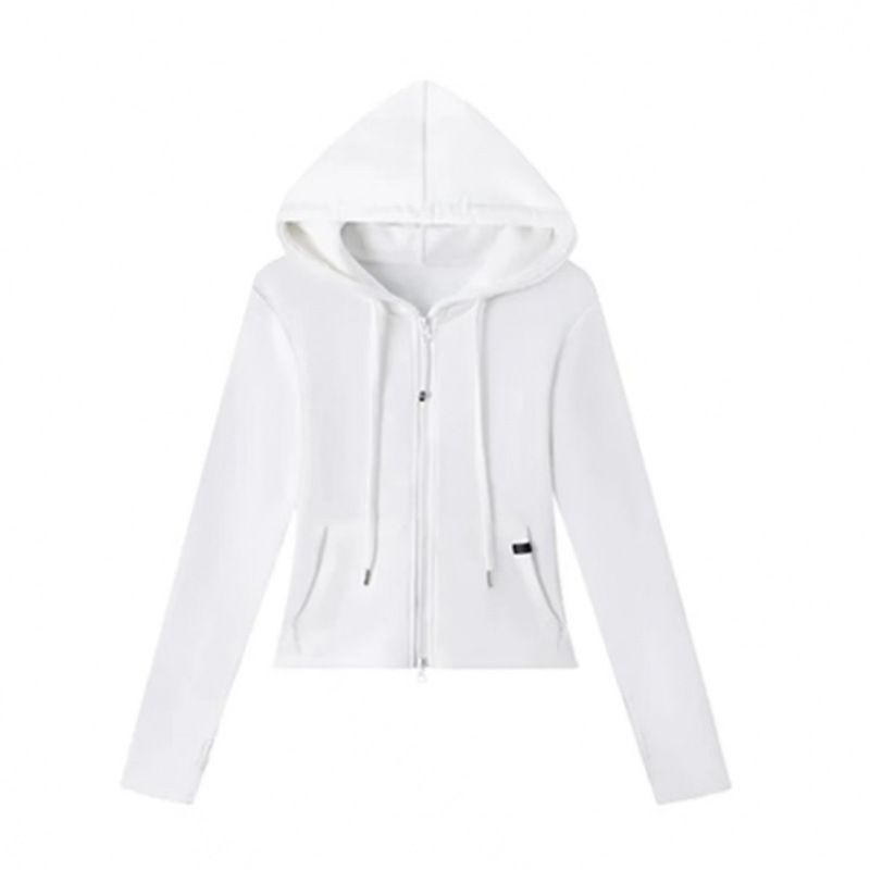 Suéter de rebeca con capucha de otoño e invierno, cintura alta, delgado, casual, delgado, top corto de manga larga, chaqueta corta de moda, mujer