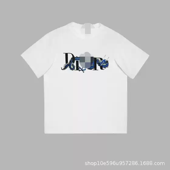 D-Style Streetwear American High-Street Short-Sleeve Tee for Men and Women Summer Casual Versatile Couples Hip-Hop Relaxed Fit T-Shirt