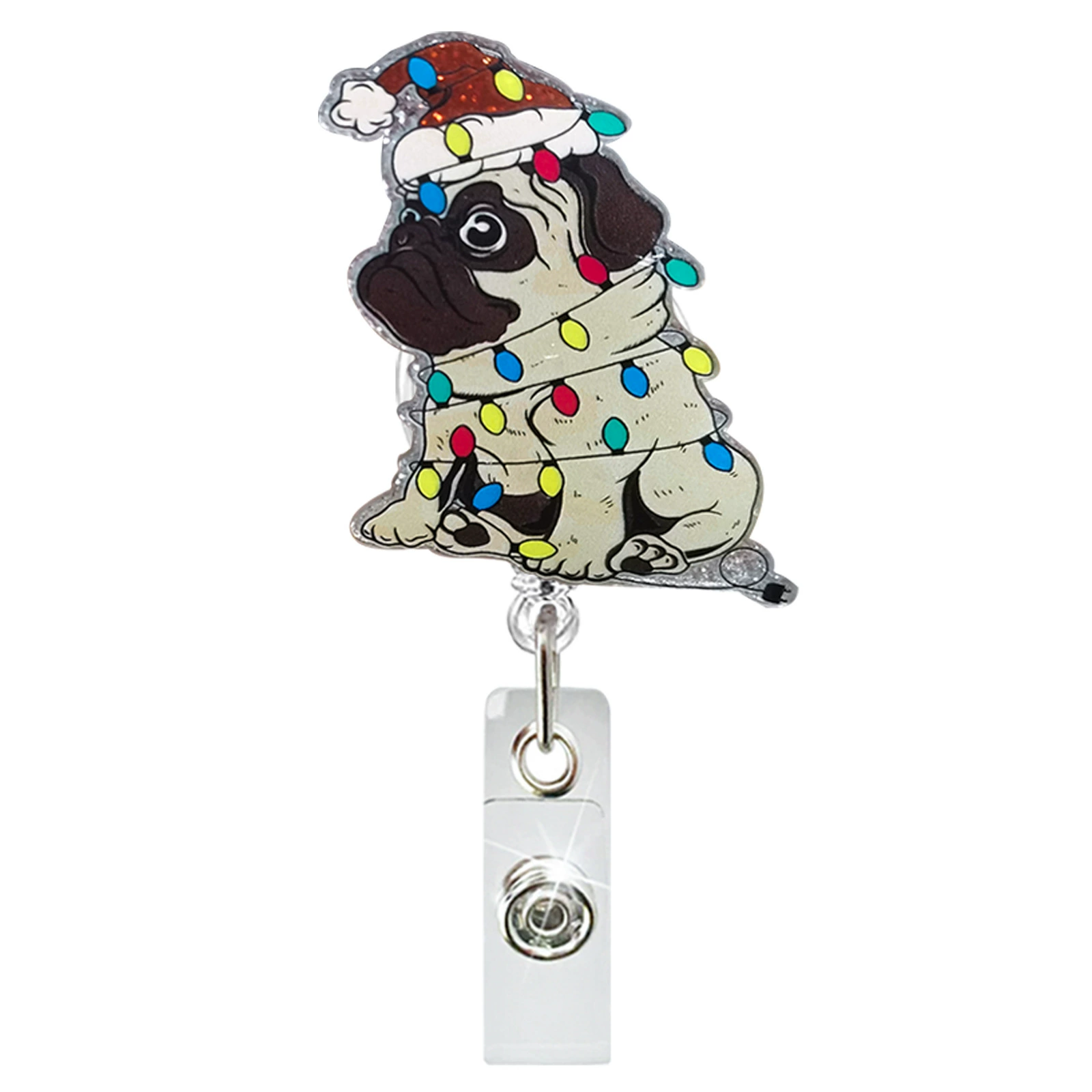 Christmas acrylic adjustable dinosaur, rotating badge, crocodile