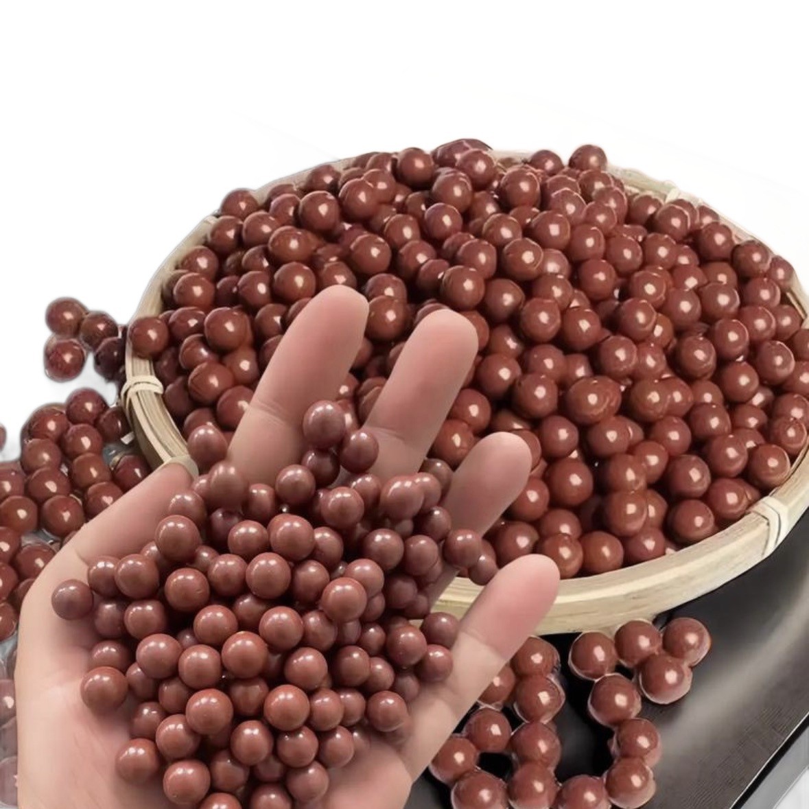 弹弓子磁力泥丸加重泥丸弹弓专用钢珠彩色加磁加重8-10MM 泥丸磁