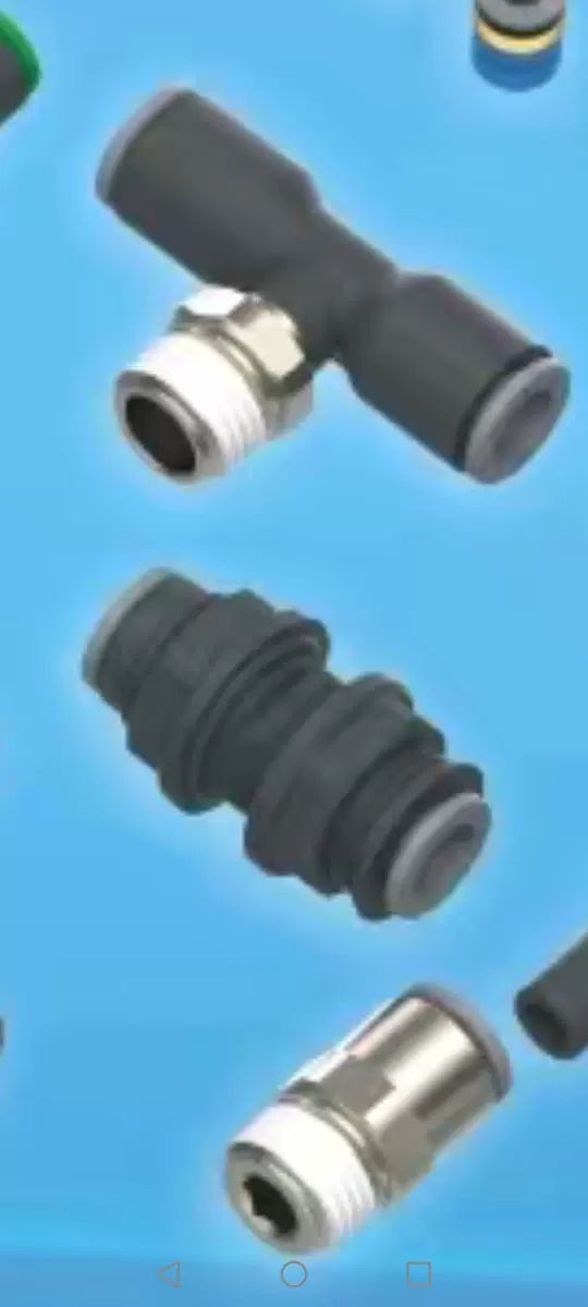 SPE快速C式接头隔板直通等径穿板式快插气管接头BMP系列