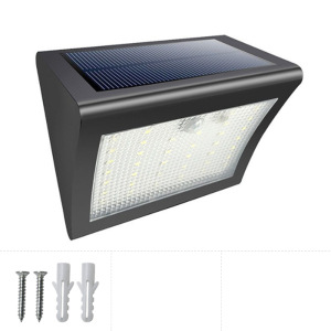 Lámpara Solar de pared 20LED con detección de movimiento humano, lámpara de jardín para el hogar, iluminación exterior, farola impermeable para patio y jardín