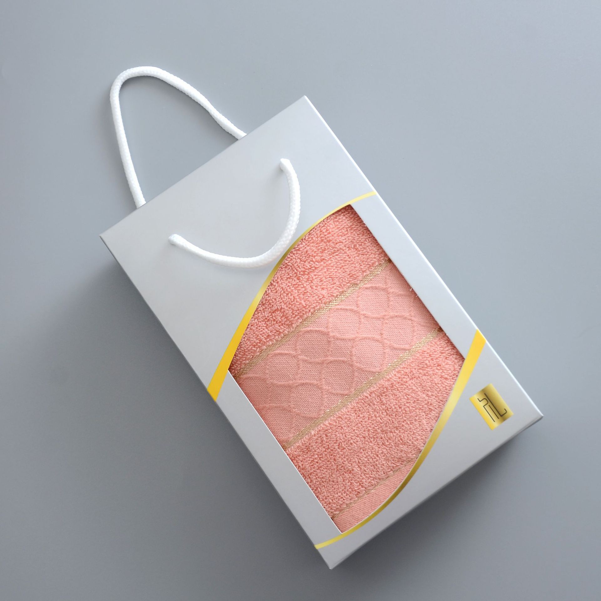 실버 선물 단일 상자 골드 와이어 작은 격자 핑크