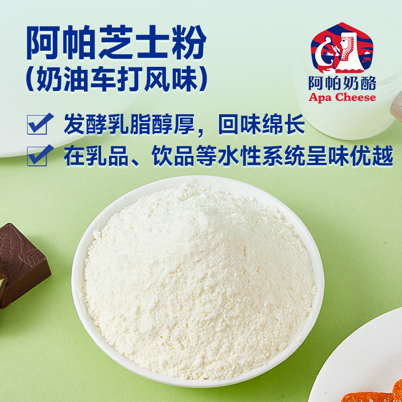芝士粉 奶油车打风味奶酪粉 饮料馅料坚果调味品用 源头厂家