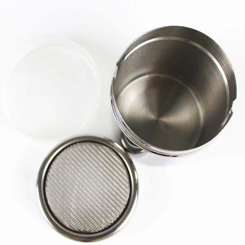 大小号304不锈钢面粉撒粉筒 粉筛咖啡可可粉过滤器带盖现货批