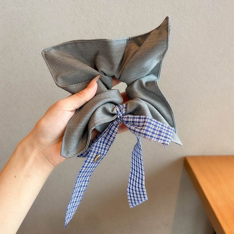 Estilo pastoral francés, diadema de intestino grueso, accesorios para el cabello dulce de alta calidad para mujer, cuerda para la cabeza, nueva cuerda para el cabello de todo fósforo, banda elástica alta