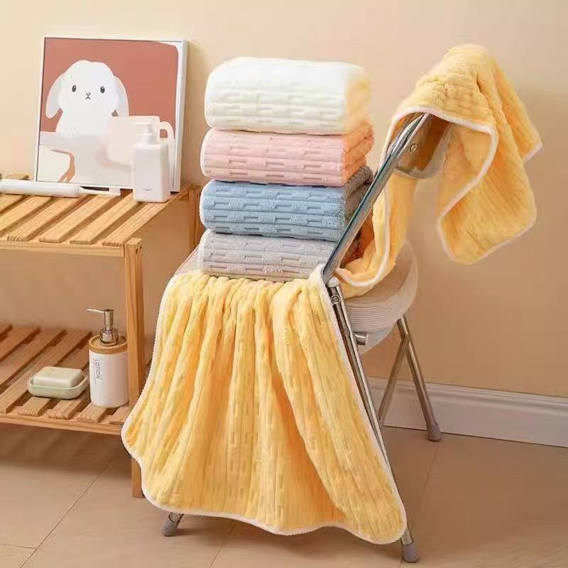 Clearance Sale Bamboo Velvet Bath Towel for Adults, Home Use, Bathing, Face Towel, Soft and Thick Coral Velvet, New Model Clearance Sale Bamboo Velvet Bath Towel for Adults, Home Use, Bathing, Face Towel, Soft and Thick Coral Velvet, New Model