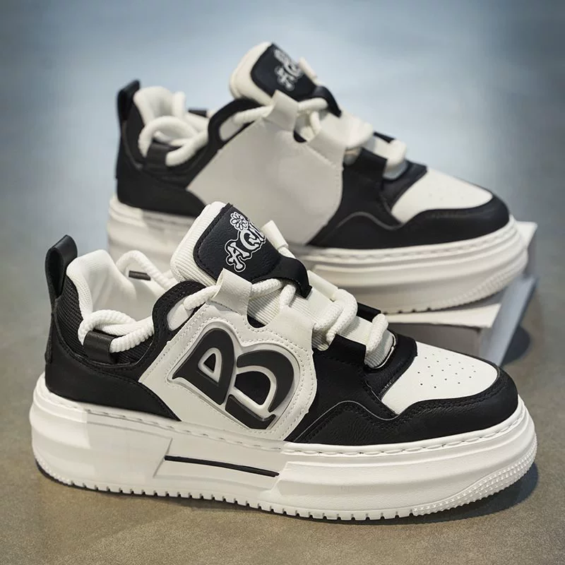 Men's shoes autumn breathable 2025 new Korean style trendy versatile sports and leisure sneakers students heightening small white trendy shoes