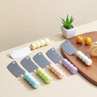 Cream ceramic high quality design handle stainless steel, increased thickness, trend of season