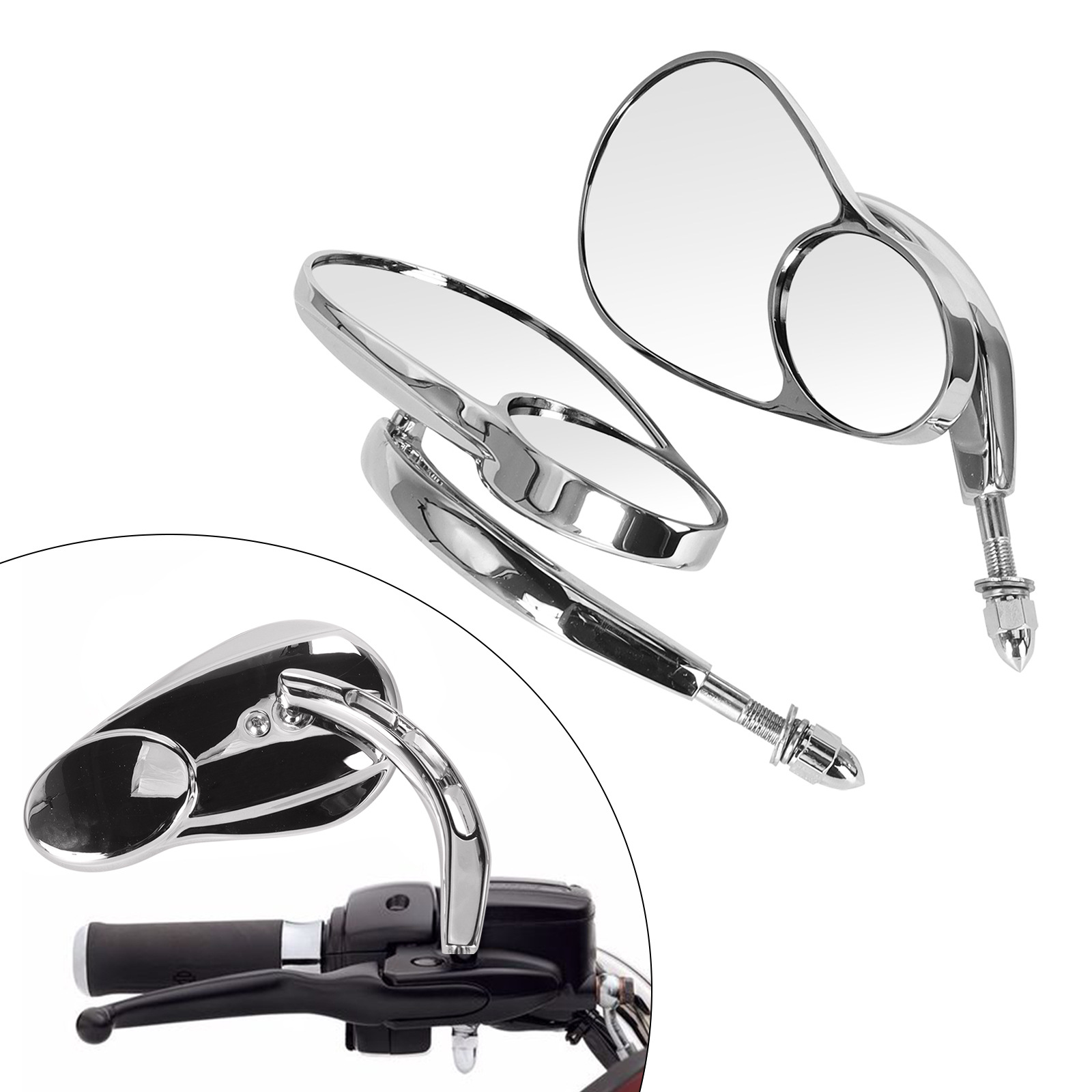 Motorcycle Modification Parts Electric Vehicle Jr-088 Suitable for Harley Sports Bikes Rearview Mirrors