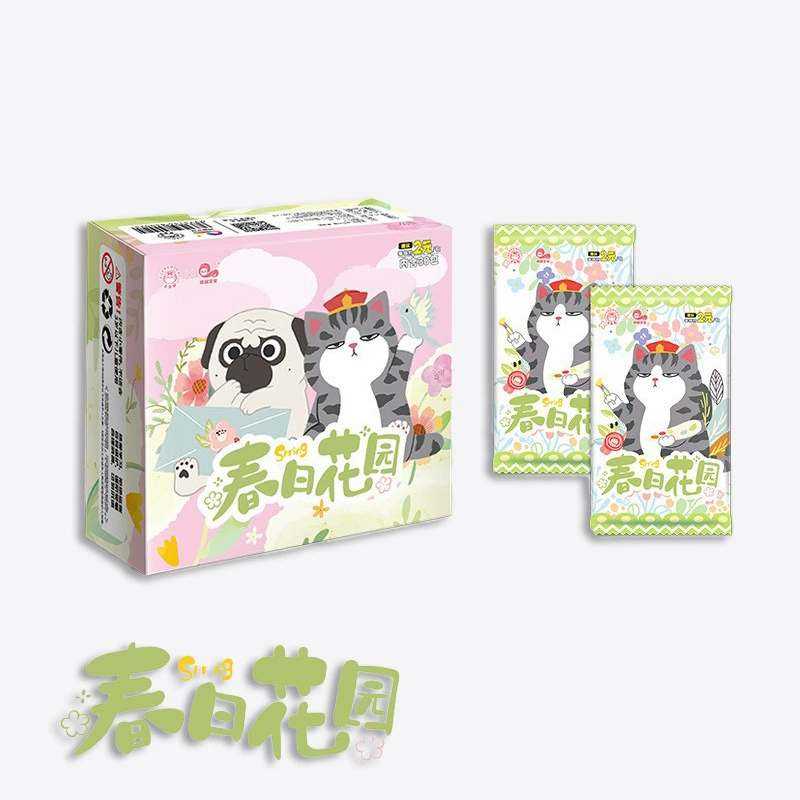 Аутентичная авторизованная карта Qiman Culture My Royal Cat Collection Card Супер милая мультяшная карта с изображением кота