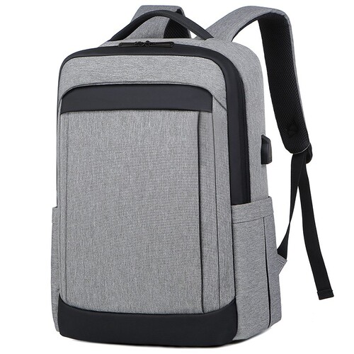 Customized backpack, simple large capacity junior high school backpack, college boy, high school student backpack with logo printed on it