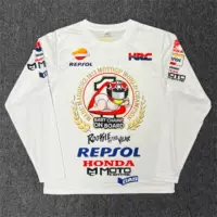 MOTOGP93 Margiis граффити быстросохнущая футболка с длинными рукавами для вентилятора автомобиля внедорожный мотоциклетный гоночный костюм велосипедный костюм мотоциклетный костюм