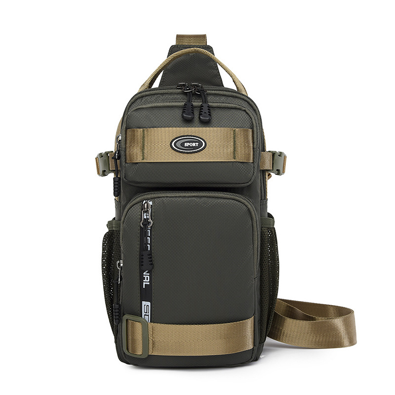 Large Capacity Chest Bag Men's Bag Shoulder Bag Crossbody Bag Oxford Cloth Casual Men's Bag Backpack Autumn New Oxford Bag