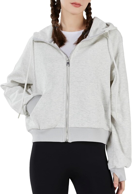 Women's Hooded Zip-Up Jacket, Casual Autumn Hoodie, Spring 2025 Fashion Women's Hooded Zip-Up Jacket, Casual Autumn Hoodie, Spring 2025 Fashion