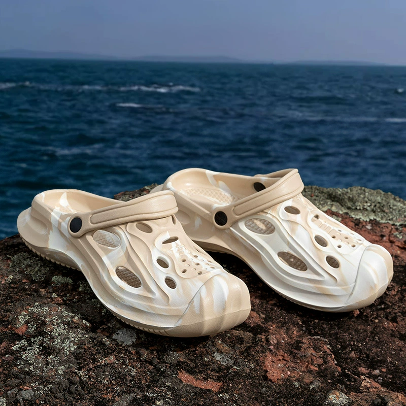 Cредиз Croc сандалии EVA, толстая подошва противоскольжности, стиль камуфляж и однотонные цвета, размеры 36–45