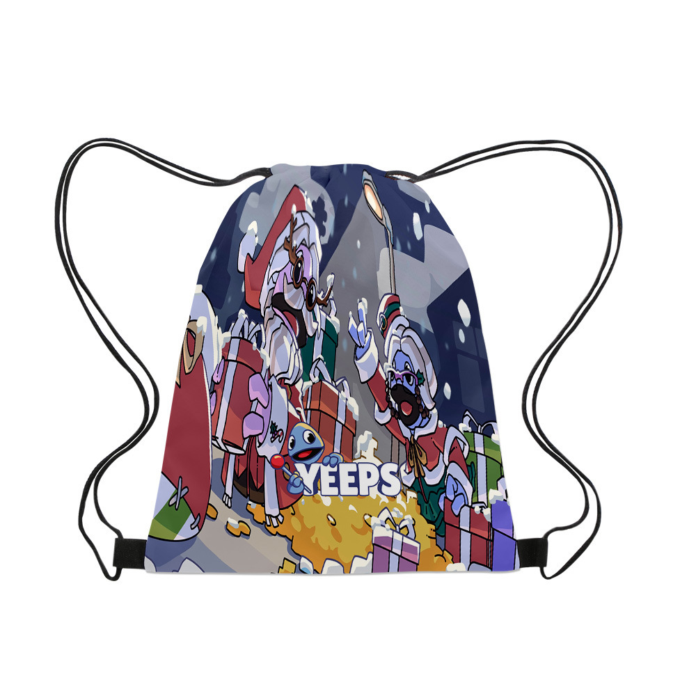 3D 게임 숨바꼭질 YEEPS 숨바꼭질하고 번들 주머니를 찾다 대용량 DRAWSTRING SCHOOLBAG ANTI-SPLASH