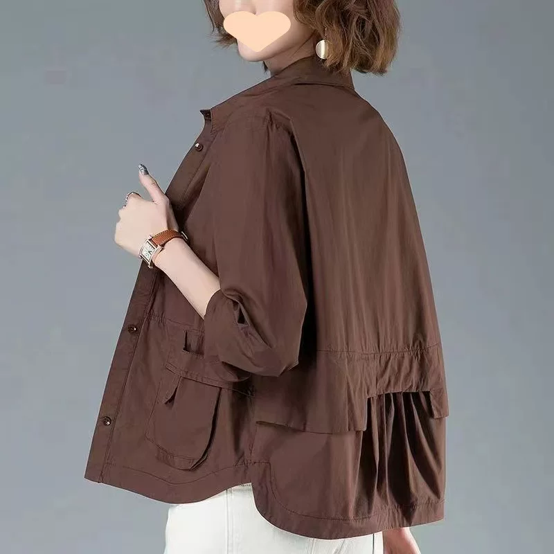 Thin jacket, shirt for leisure, loose fit