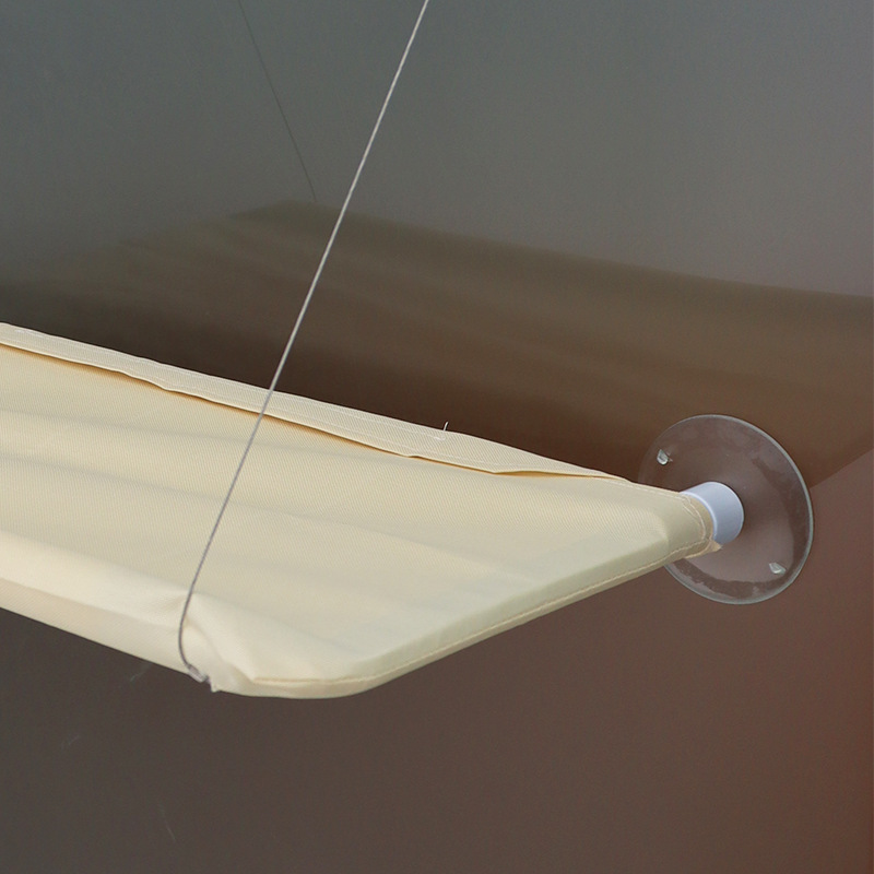 Mascota cama gato hamaca ponche-libre ventosa colgante cristal ventana alféizar gato cama sol-secado gato nido suministros al por mayor