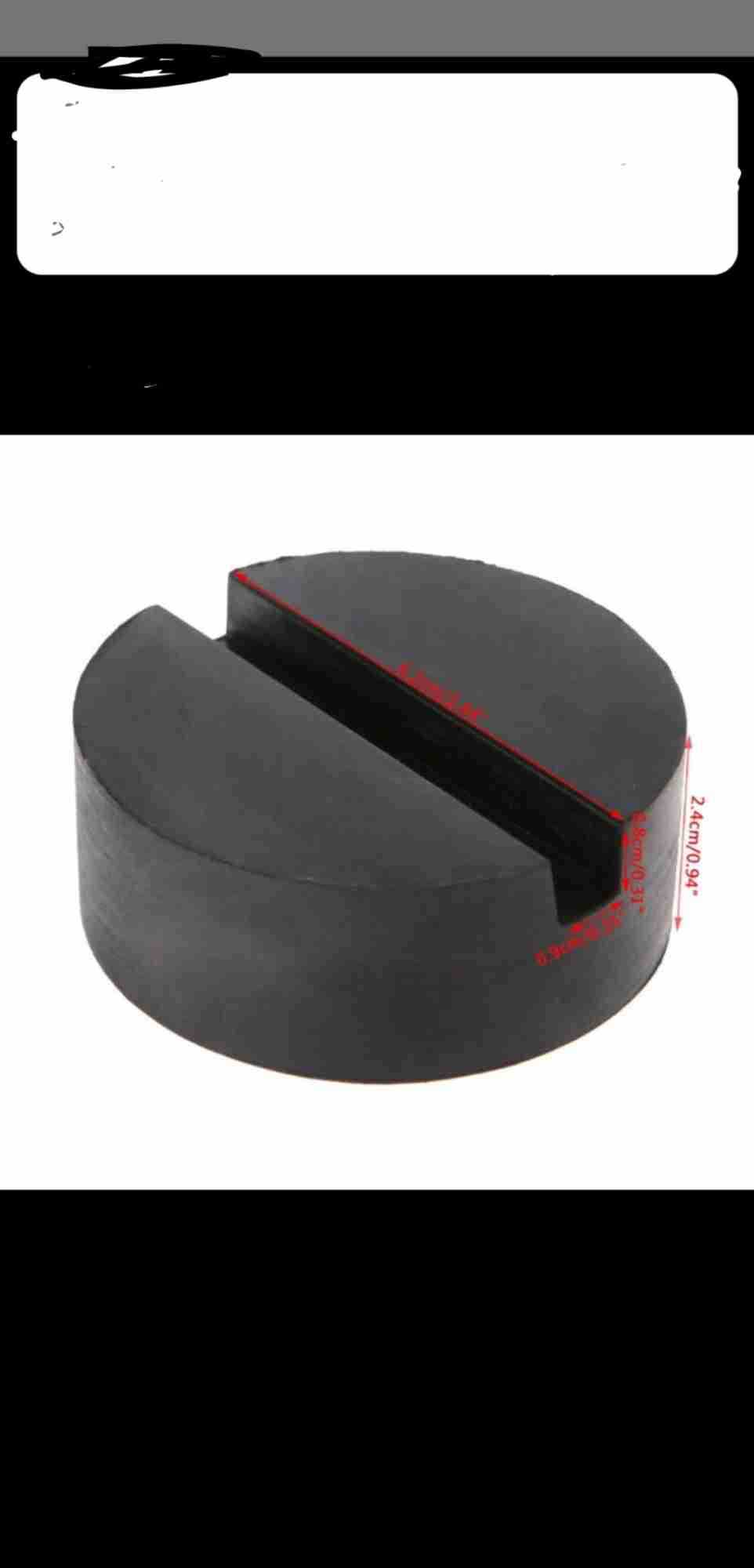 跨境电商橡胶千斤顶垫块 支撑块62*24X20