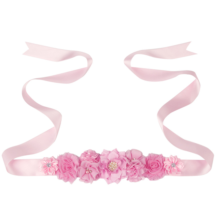 Ceinture Enceinte Strass Fleur De Couleur En Gros Nihaojewelry display picture 10