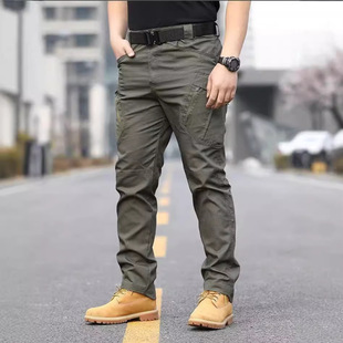潮仑布 Tactics wear-resistant travel trousers for training