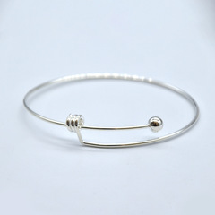 European and American cross-border single bead event push-pull bracelet DIY bracelet adjustable retractable push-pull steel wire bracelet for women