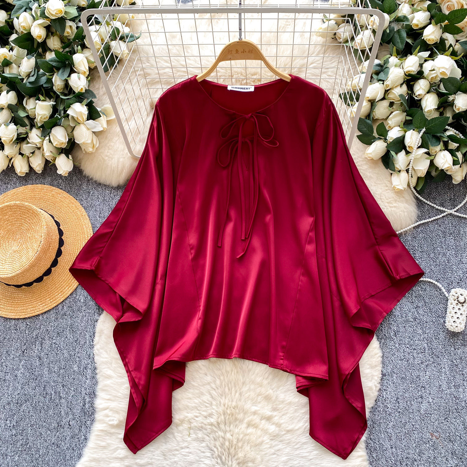Damen Strickjacke Mit V-ausschnitt Weiter Schnitt Für Büro_voghion.com