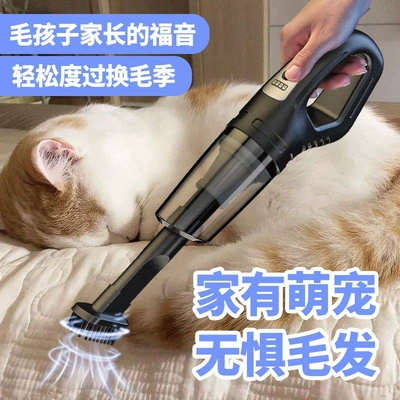 Indoor cleaning, cat hair removal, desktop handheld pet vacuum cleaner for home use, rechargeable, wireless, for dogs, car use, for hair and crevices