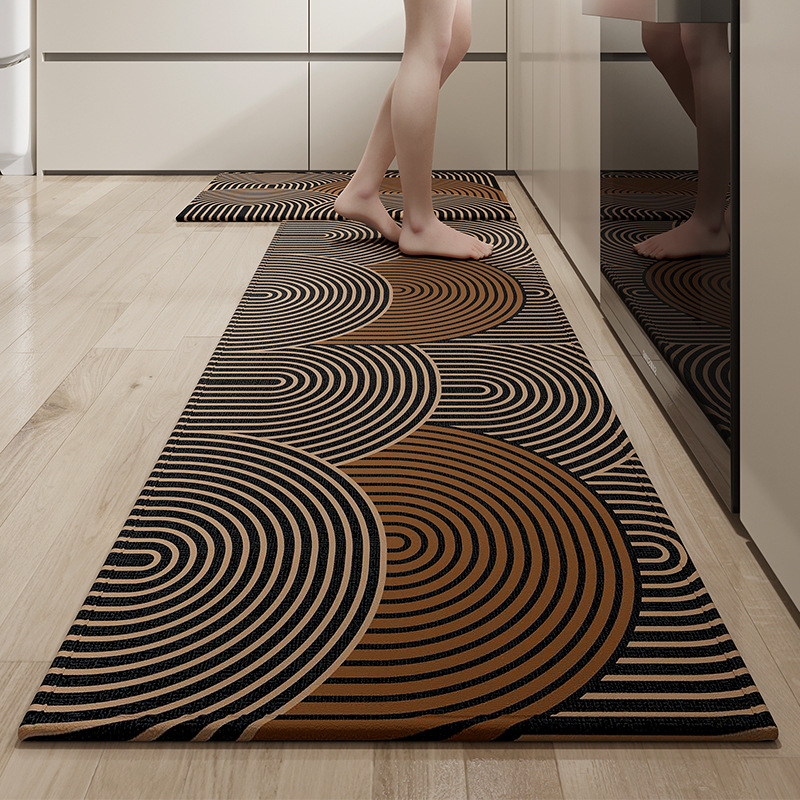 Cocina absorción de agua absorción de aceite secado rápido sin lavado limpiable esterilla larga esterilla antideslizante simple esterilla anti-caída esterilla anti-sucia