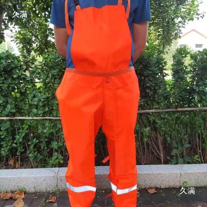 Pantalones de corte de césped al aire libre ropa de polvo industrial y agrícola pantalones de cinturón de hombro de jardín de protección laboral botón de pierna