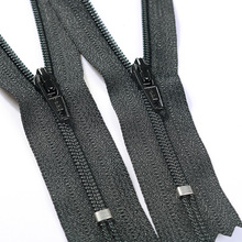 正品YKK3号尼龙拉链闭尾拉鍊裤子西裤门襟娃娃口袋拉锁现货批发黑