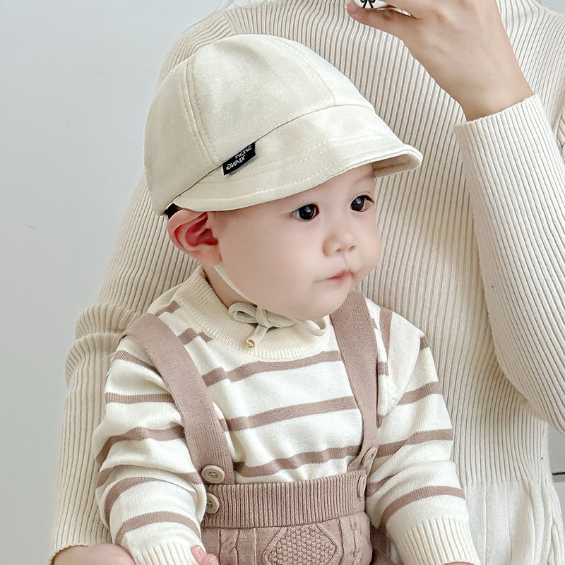 Sombreras coreanas para bebés primavera y otoño delgadas sombreros de protección solar para niños niños invierno sombreros de béisbol para niños pequeños